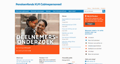 Desktop Screenshot of klmcabinefonds.nl