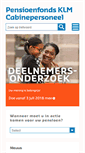 Mobile Screenshot of klmcabinefonds.nl
